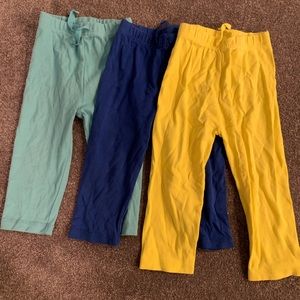 Lot of 3 Primary Cloth Diaper Pants